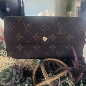 Louis Vuitton Dark Brown Monogram Wallet